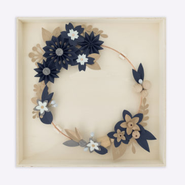packaging couronne de fleurs millimetree