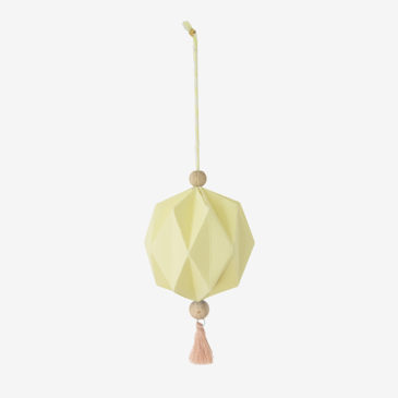 pampille origami ewen citron papier texturés pliage main millimetree