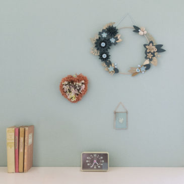 décoration murale couronne deep forest papier millimetre