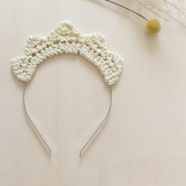 millimetree serre-tête maille tricotée petite princesse coton certifié bio made in vendée