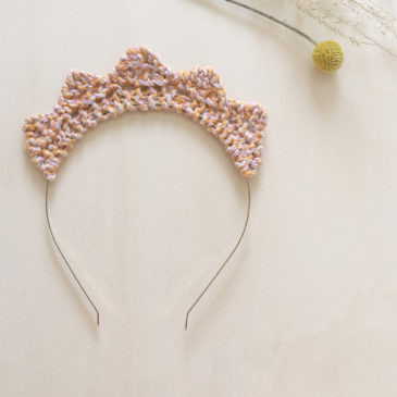 millimetree serre-tête maille tricotée petite princesse coton certifié bio made in vendée