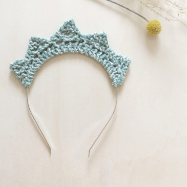 millimetree serre-tête maille tricotée petite princesse coton certifié bio made in vendée
