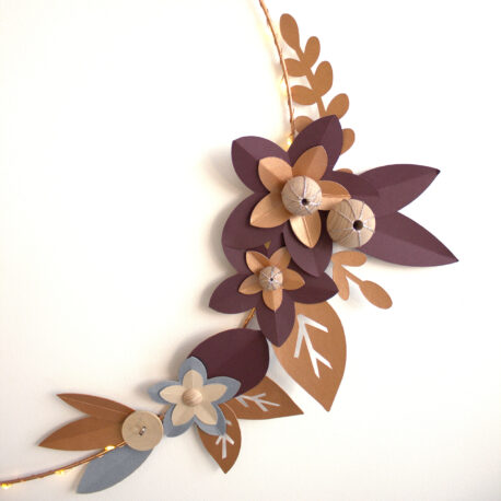 #couronne Lilwenn #size XL 
#cassis
colorplan paper
fait-main pliage main création @millimetree
