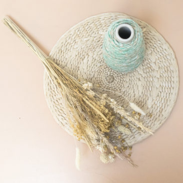 Soliflore |palmier| & son bouquet moutarde